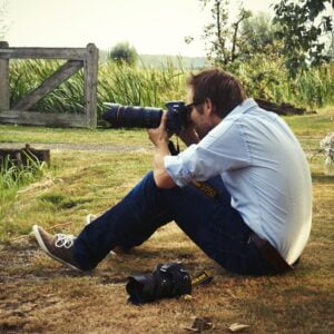 Ferdivds is een trouwfotograaf aan het werk